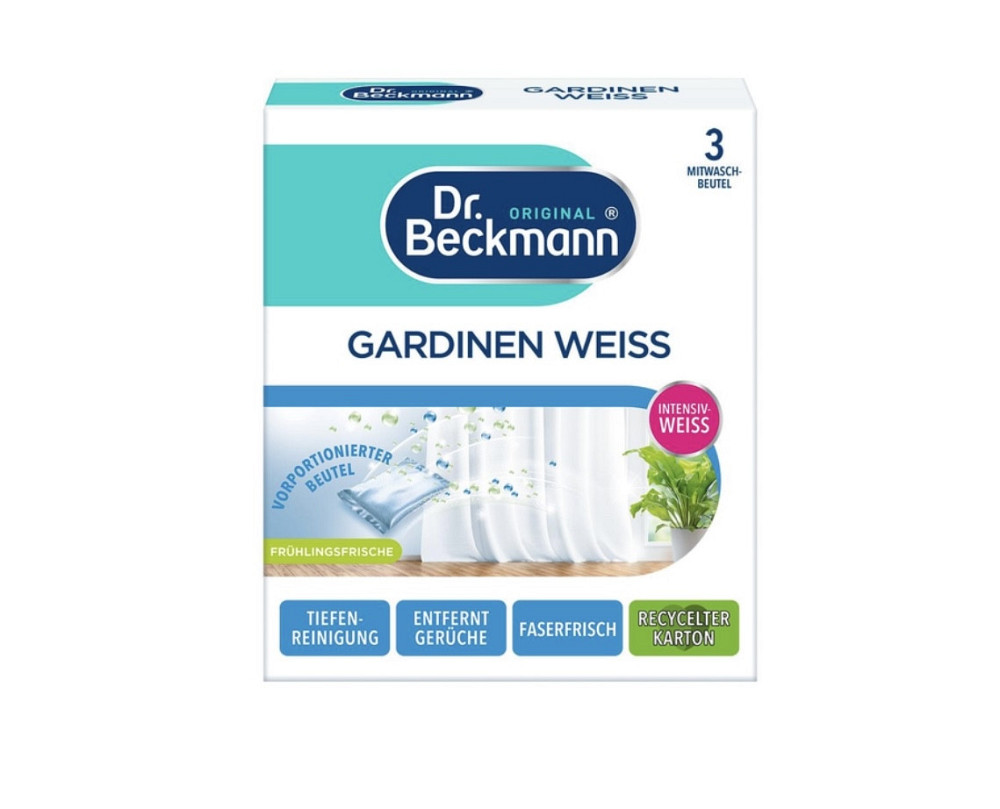 Відбілювач для гардин і фіранок Dr.Beckmann, 3*40 г Виноградов - изображение 1