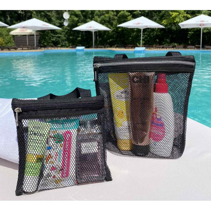 Набор сумок для косметики 2шт STK002 (Черный) Сумы - изображение 1