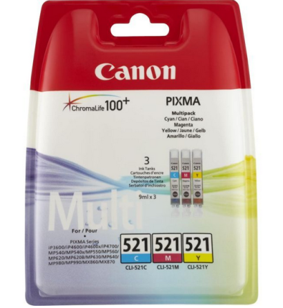 Canon CLI-521 Bundle (C, M, Y) (2934B010) Киев