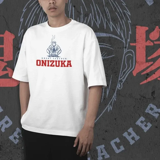 Футболка чоловіча з  принтом GTO Крутий вчитель Онідзука WE Розмір 48 Anime1034 Дніпро - фото 5