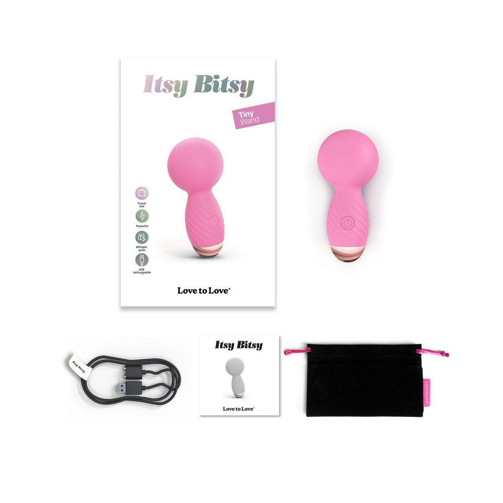 Мини-вибромассажер Love To Love Itsy Bitsy – Pink Passion Sex Aura Киев - изображение 5