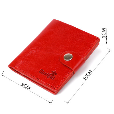 Портмоне Shvigel Кожаное Красное (16482) Винница - изображение 4