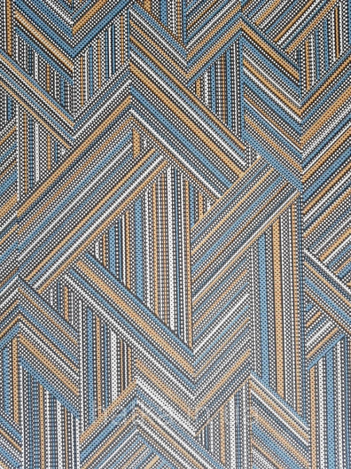 Ообои виниловые на флизелине Decoprint Moments MO22842 геометрия полосы точки фигуры бирюзовые желтые золотые Киев - изображение 3