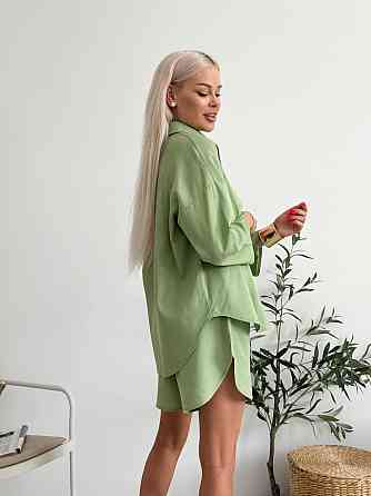 Костюм жіночий літній льон Хакі 48/52 Харків