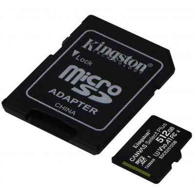 Карта памяти Kingston 512GB microSD class 10 A1 Canvas Select Plus (SDCS2/512GB) Винница