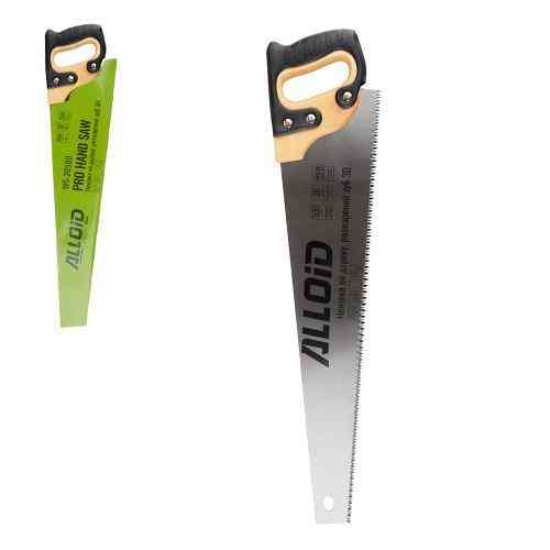 Ножівка по дереву 500мм, гартований зуб 3D, дерев'яна ручка Alloid Одеса