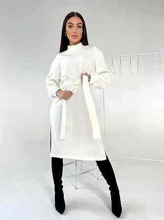 Жіноча стильна тепла зручна сукня з розрізами турецька двостороння ангора люкс Одеса