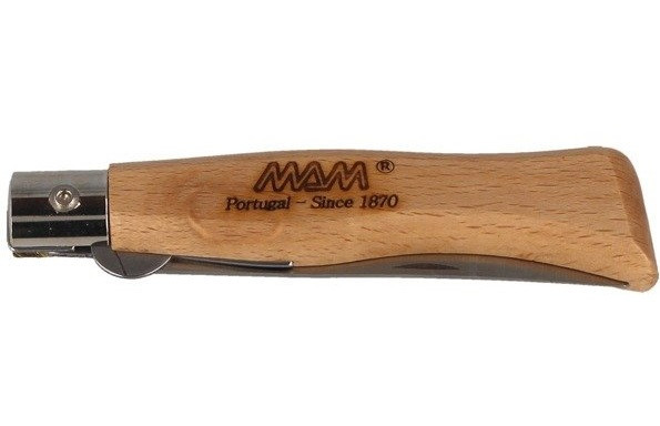 Універсальний Складаний Ніж 7.5 см MAM "Douro" Light Beech Wood (2006) Нержавіюча сталь Нововолинськ - фото 6