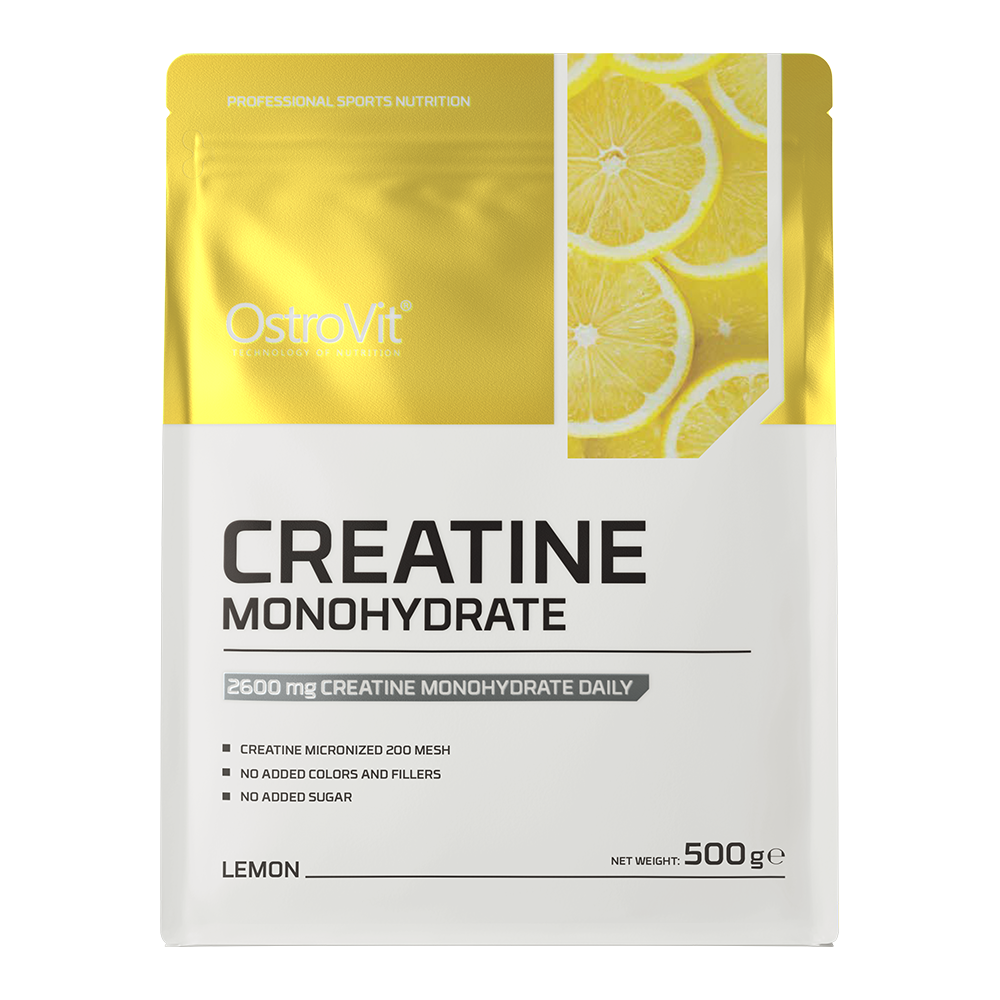 Креатин моногидрат, Creatine Monohydrate, OstroVit, 2600 мг, 500 г лимон Киев - изображение 3