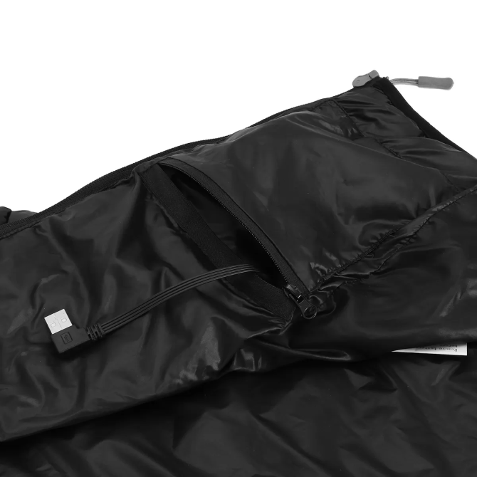 Чоловічий жилет із підігріванням HeatFashion Electric Heating Vest (13 зон) Чорний M Вінниця - фото 8