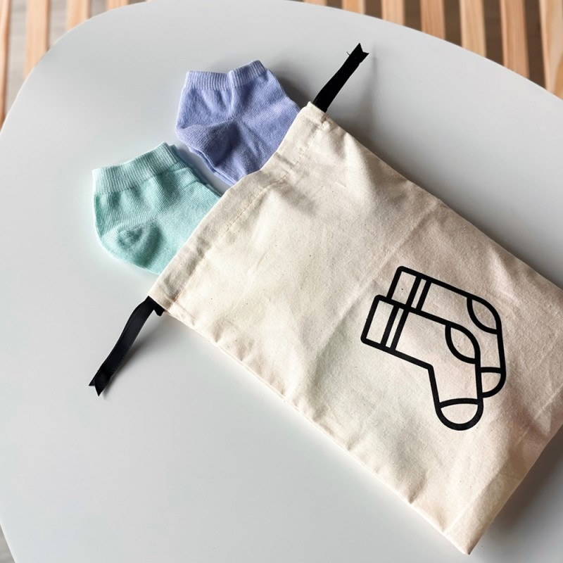 Мешок хлопковый для носков 20х30 см (Молочный) Сумы - изображение 1