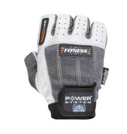 Рукавички для фітнесу Power System PS-2300 Fitness Grey/White L Кам'янське