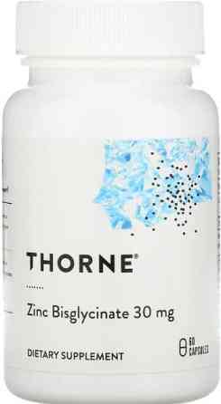 Бисглицинат цинка Thorne Zinc Bisglycinate 30 мг 60 капс Киев