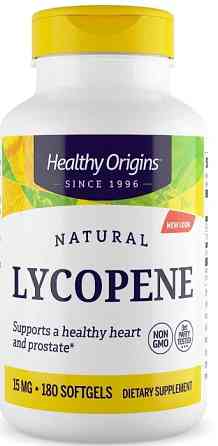Ликопин Healthy Origins Natural Lycopene 15 мг 180 гел капс Київ