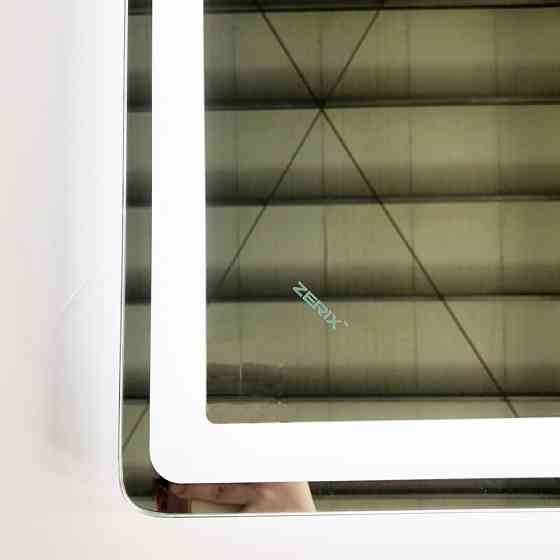 Зеркало Zerix Mirra MR05-80x60-REVERSE с LED Touch, Anti-fog, диммером, регулятором яркости (ZX6056) Киев