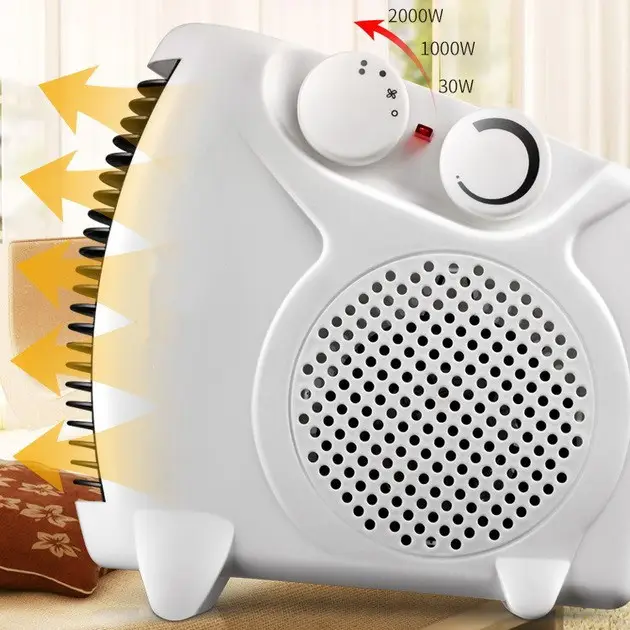 Тепловентилятор дуйка Sokany SK-1654 2000W (до 20 м.кв) Белый Винница - изображение 6