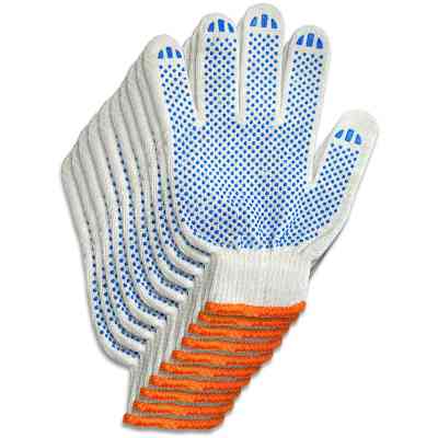 Захисні рукавиці Stark ПВХ білі 10 шт (510083100.10) Вінниця