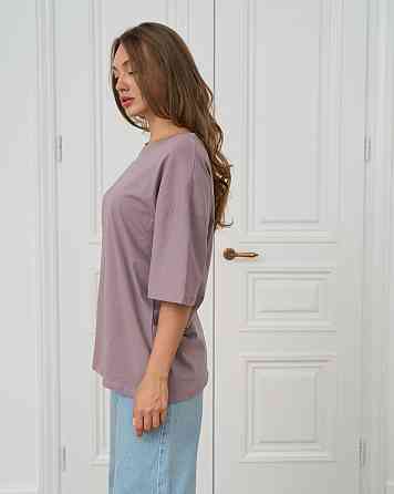 Футболка женская оверсайз круглое горло Nicoletta - Капучино XL Киев