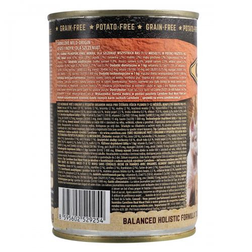 Корм влажный Carnilove Puppy k консервы для щенков с лососем и индейкой 400 г Киев - изображение 3