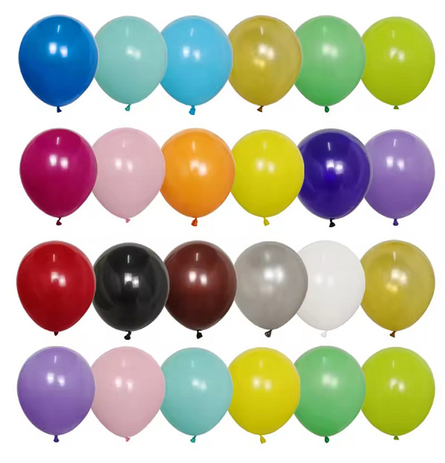 Кульки латексні асорті пастель 10" 26 см Київ - фото 1