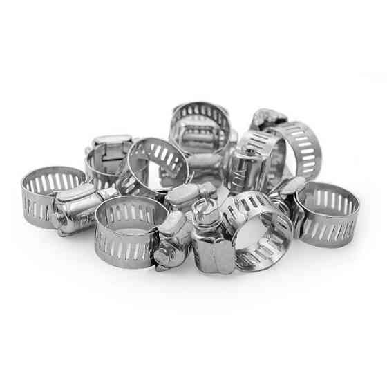 Хомут сталевий оцинкований, 12,7 мм, Ø - 13-23 мм INTERTOOL TC-0113 Київ