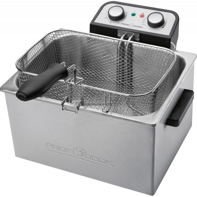 Фритюрница масляная 4 литра с 2 корзинами Profi Cook PC-FR (1038) Мощность 3000 Вт Нововолынск - изображение 3