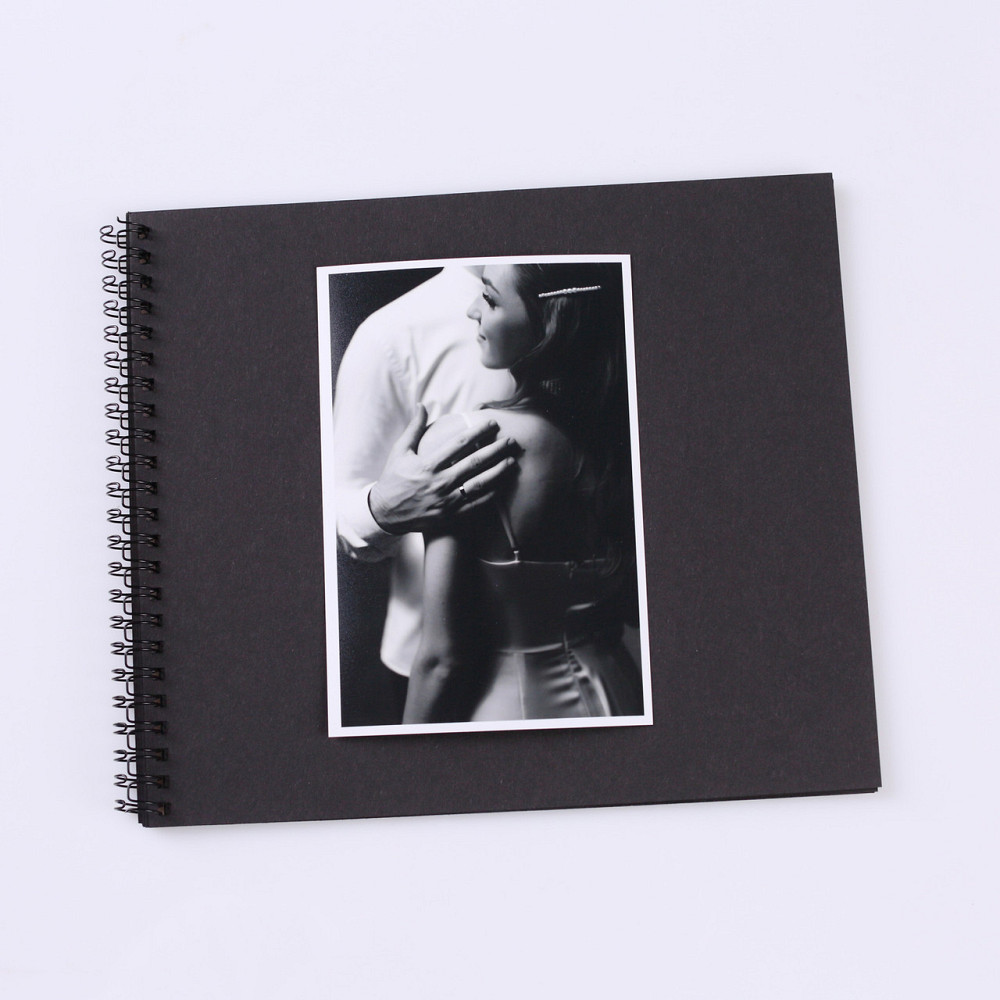 Альбом на пружині 20х23 см 20 сторінок Чорний Тернополь - изображение 4