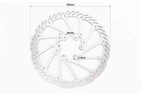 Гальмівний диск 160мм, кріпл. 6 болтів, BD-09 Киев