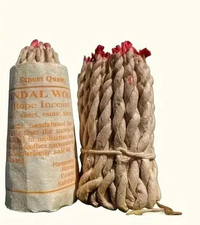 Гімалайські мотузкові пахощі "Сандал", 10 шт, 8.5 см. Аромат Sandalwood. Київ - фото 2