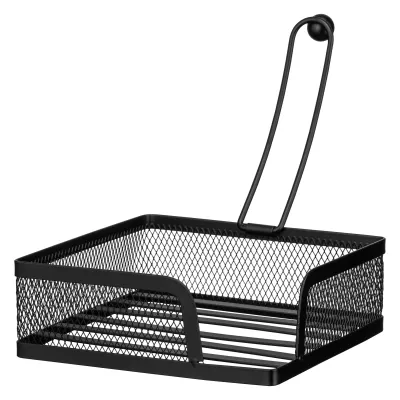 Салфетница Ardesto Midori 18.4х18.2х5.7см, метал, чорний (AR0924B) Винница - изображение 2