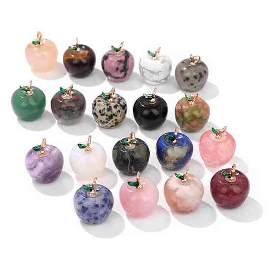 Подвеска кулон «Яблоко» из натурального камня содалит Киев