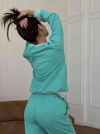 Свитшот женский однотонный Бирюзовый 42/44 Харьков