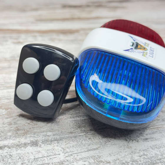 Велосипедный гудок в виде полицейской сирены электронный звонок для детского велосипеда Киев