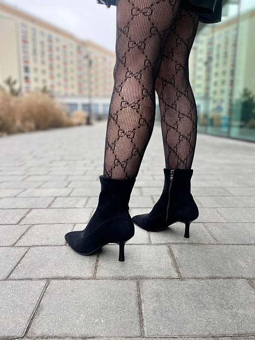 Без бренда Черевики жіночі Stefaniya nina 703-109 чорні (весна-осінь, еко-замша) (5759) Коломия - фото 7