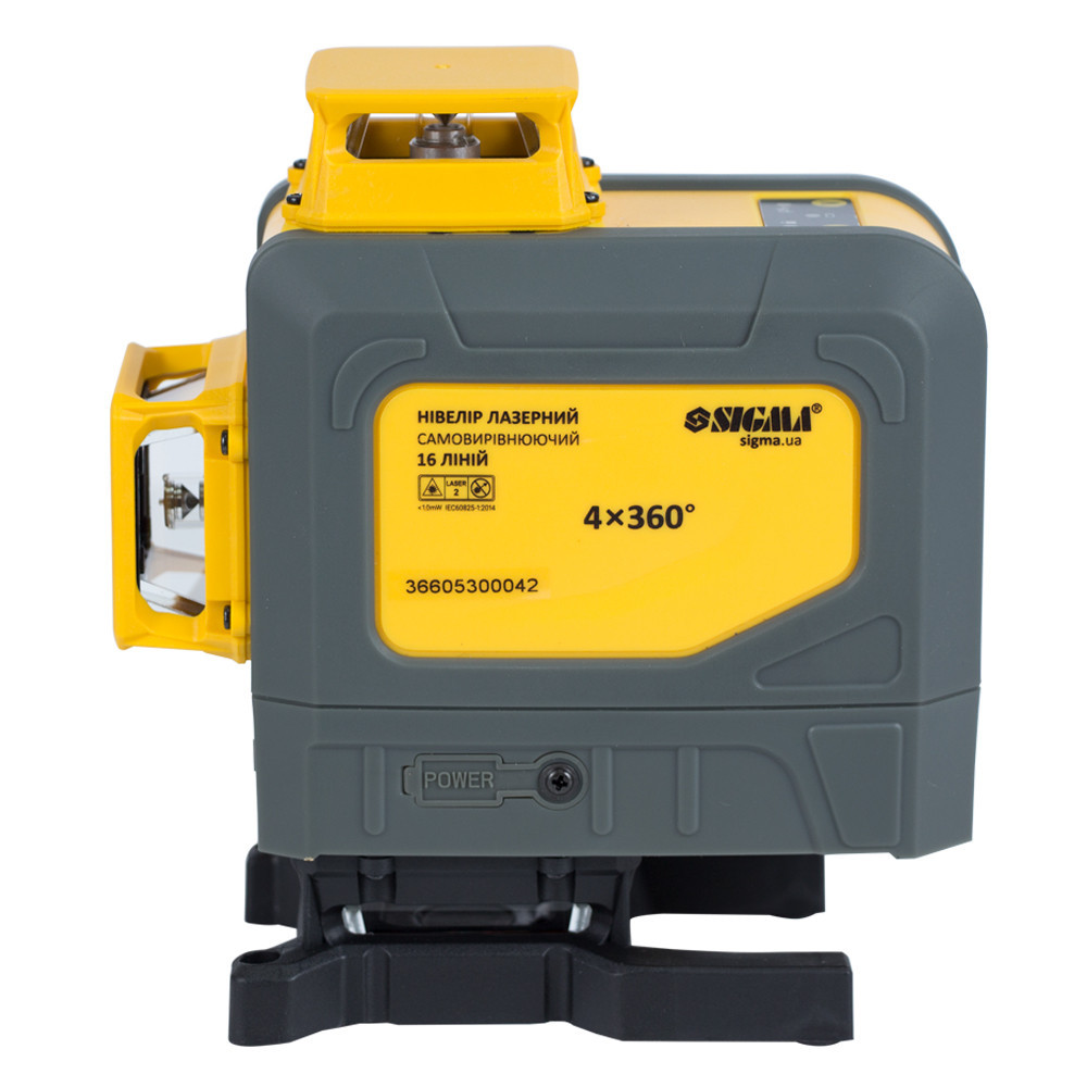 Нівелір лазерний самовирівнювальний 16 ліній 4×360° SIGMA (3727251) Київ - фото 5