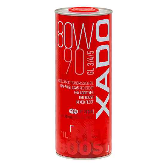 Трансмісійне масло Xado Atomic Oil Red Boost 80W-90 GL-3/4/5 1л Львів