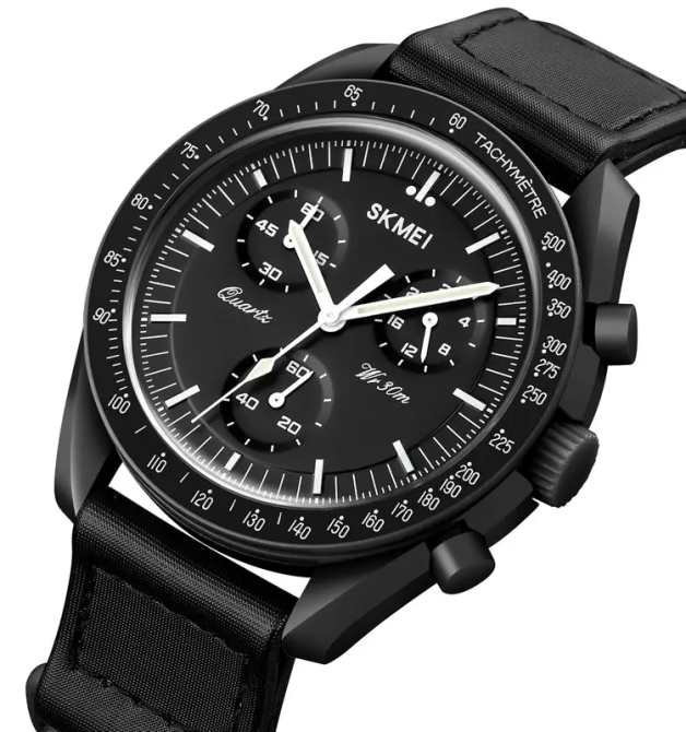 Мужские наручные классические часы Skmei 1982 (Черный) Винница - изображение 3