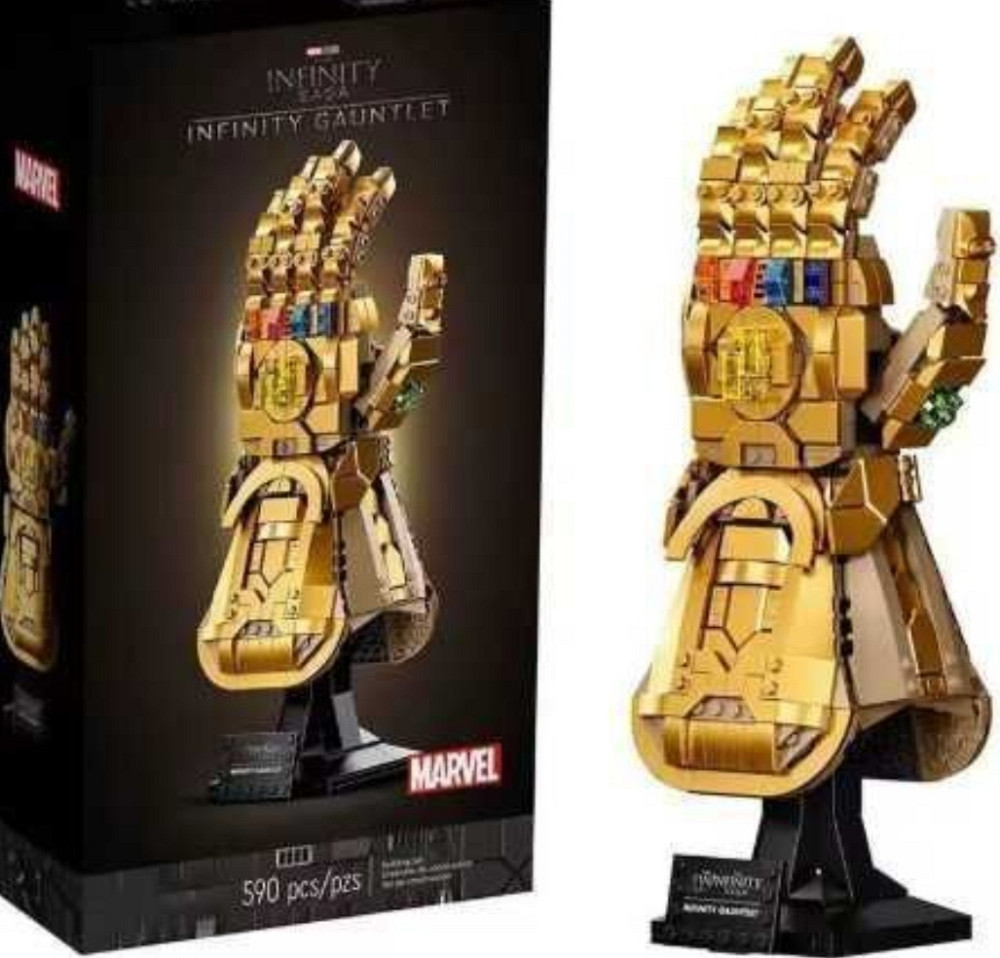 КОЛЬОРОВА КОРОБКА‼️ Золота Рукавиця Нескінченності як  Lego(Код1078) Харків - фото 4