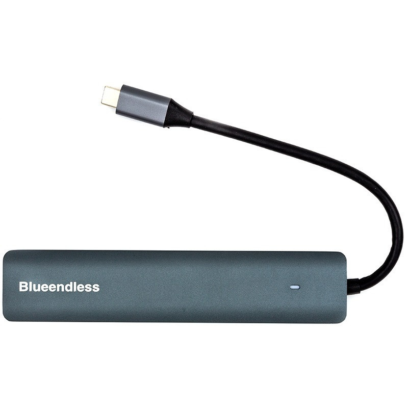 Концентратор USB Type-C Blueendless Space Grey (CA913909) ( Сірий ) Харків - фото 2
