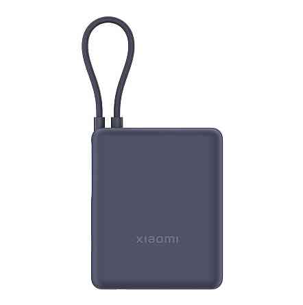 Павербанк 10000 mAh Xiaomi 33W быстрая зарядка встроенный кабель Ice Blue power bank повербанк Одесса