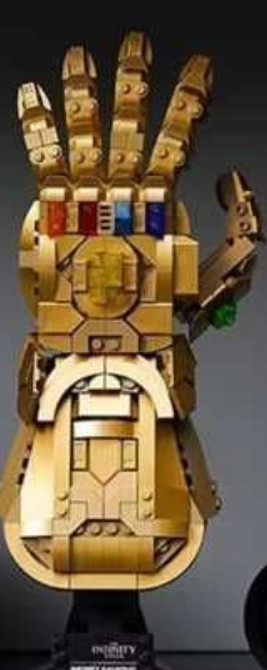 КОЛЬОРОВА КОРОБКА‼️ Золота Рукавиця Нескінченності як  Lego(Код1078) Харків - фото 3