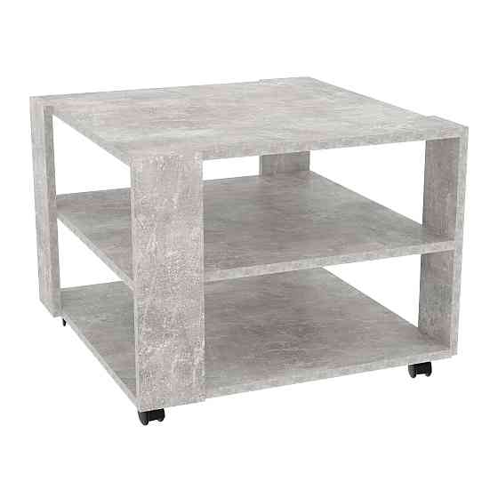Стол журнальный Квант №4, Бетон, 600/600/450 Львов