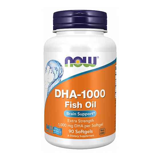 Риб'ячий жир Now Foods DHA-1000 Fish Oil Extra Strength - 90 softgels Луцьк