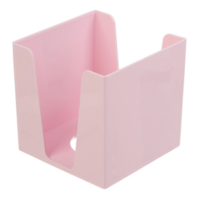 Підставка-куб для листів і паперів Buromax 90х90х90 мм, рожевий (BM.6360-10) Вінниця - фото 1