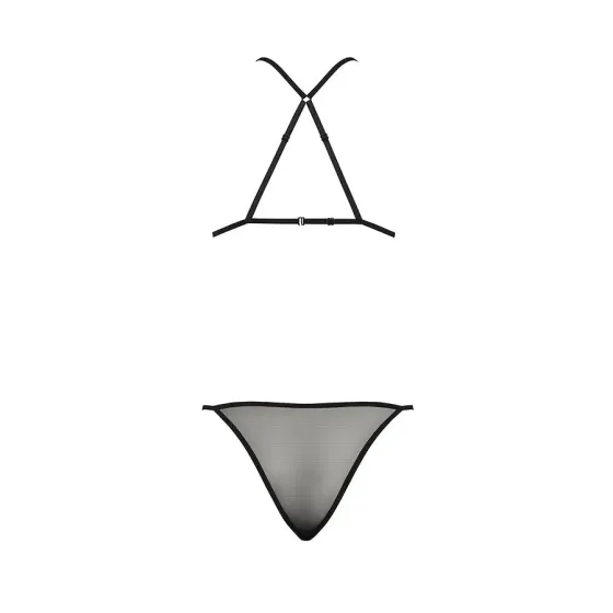 Ажурний боді Passion AZALIA BODY XXL/XXXL, black Львов