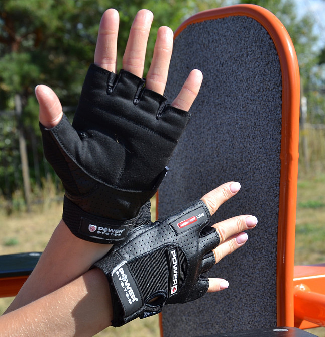 Рукавички для фітнесу Power System PS-2500 Power Plus Black XXL Кам'янське - фото 6