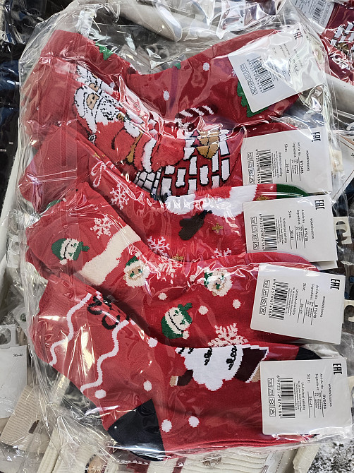 Новорічні шкарпетки COALA в наборі з 5 шт. Розмір 36-41 Київ - фото 3