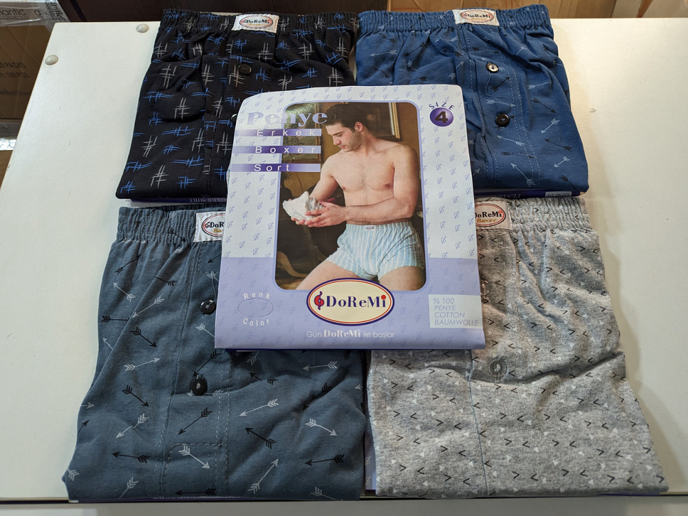 Набір чоловічих сімейних трусів Doremi 5 шт. 100% бавовна Doremi 1/5 6 (3XL) Київ - фото 3
