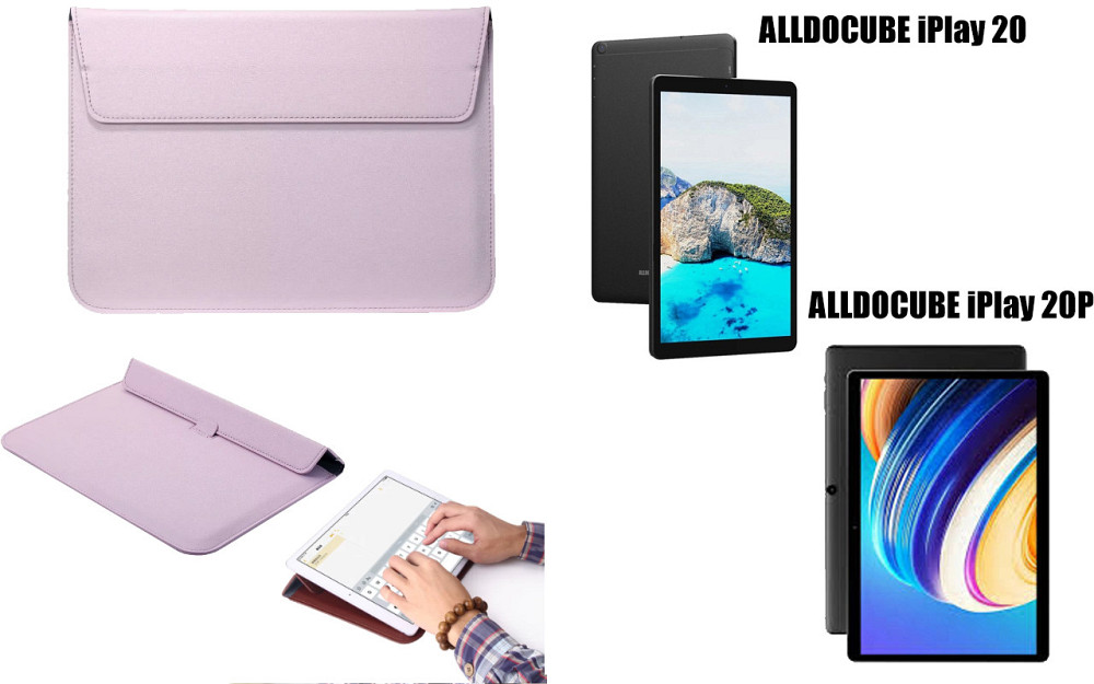 Чехол-конверт VitoCase для ALLDOCUBE iPlay 20, iPlay 20P, с функцией подставки для планшета Фиолетовый Киев - изображение 1