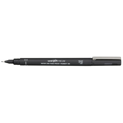 Лайнер UNI Pin Fine Linе Black 0.6 мм (PIN06-200.Black) Вінниця - фото 1
